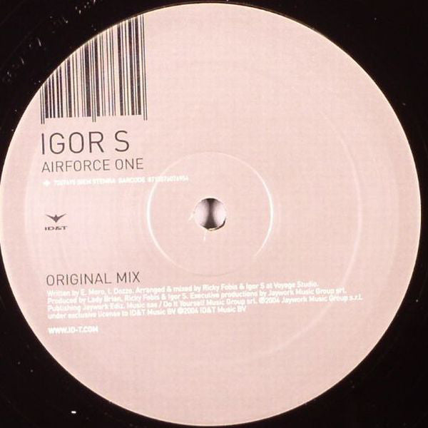 Igor S : Airforce One (12")