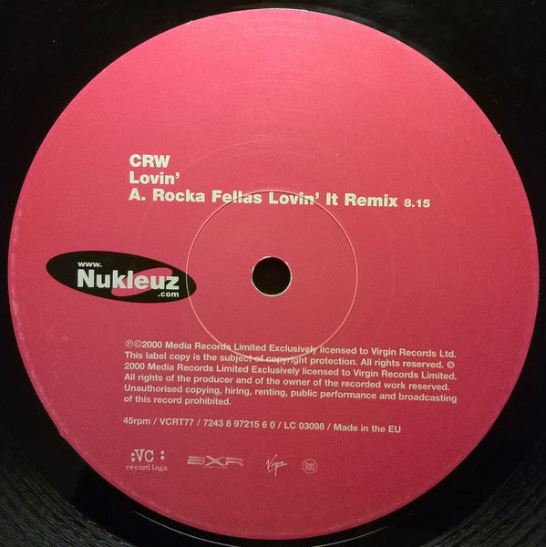 CRW : Lovin' (12", Single)