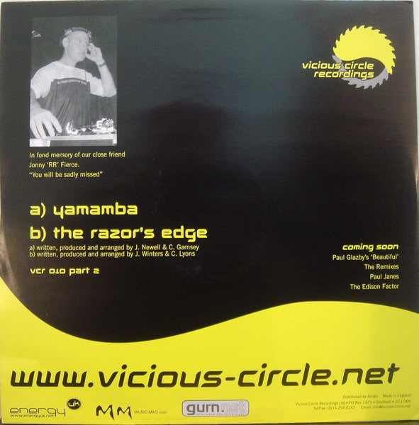 RR Fierce & K-Live / Jez & Charlie : The Circle Of Friends EP (12", EP, Par)