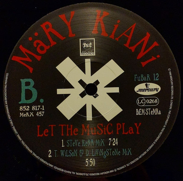 Mary Kiani : Let The Music Play (12")