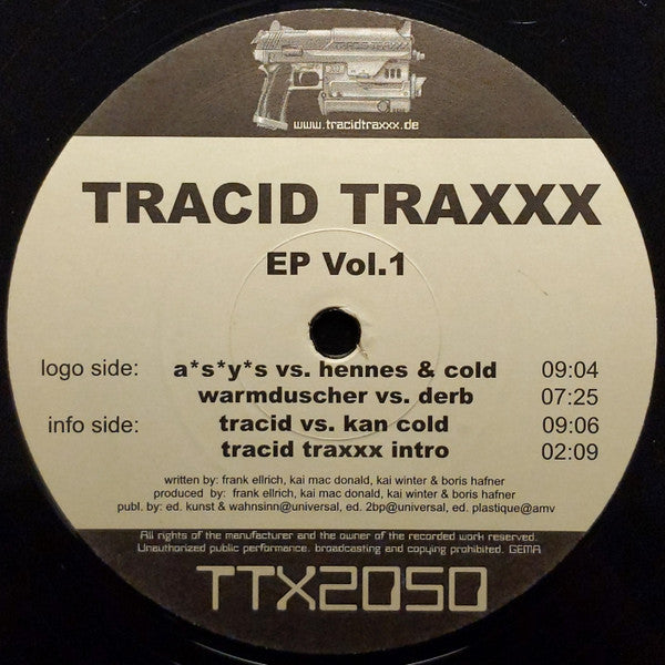 Various : Tracid Traxxx - EP Vol.1 (12", EP)