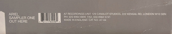 Ariel (3) : Sampler One - Out Here (12", Smplr)