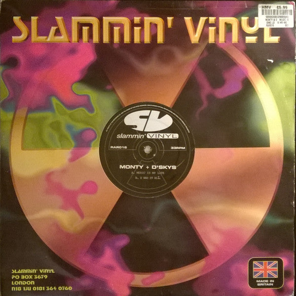 Monty + D'Skys : Music Is My Life / U Had It All (12")