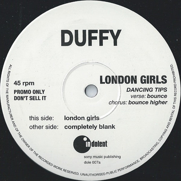 Stephen Duffy : London Girls (12", S/Sided, Promo)