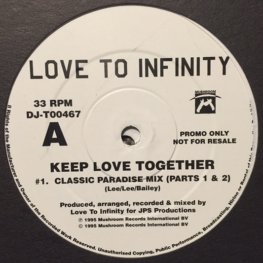 Love To Infinity : Keep Love Together (2x12", Promo)