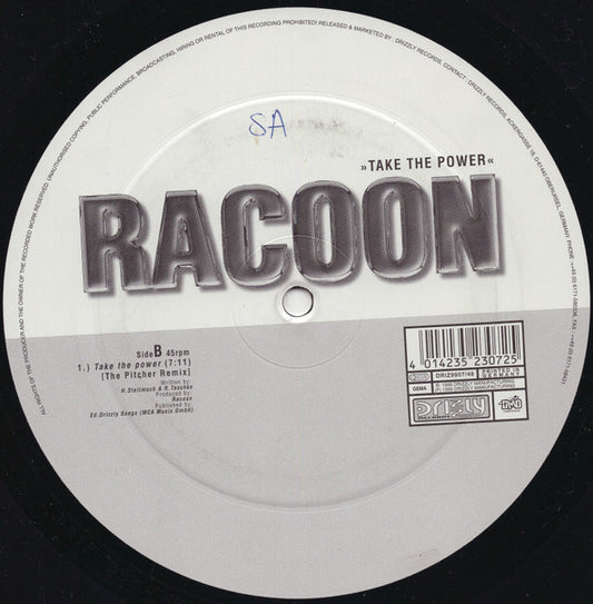 Racoon : Take The Power (12")