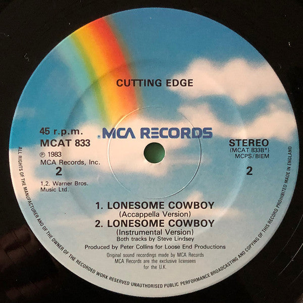 Cutting Edge (6) : Lonesome Cowboy (12", Single)