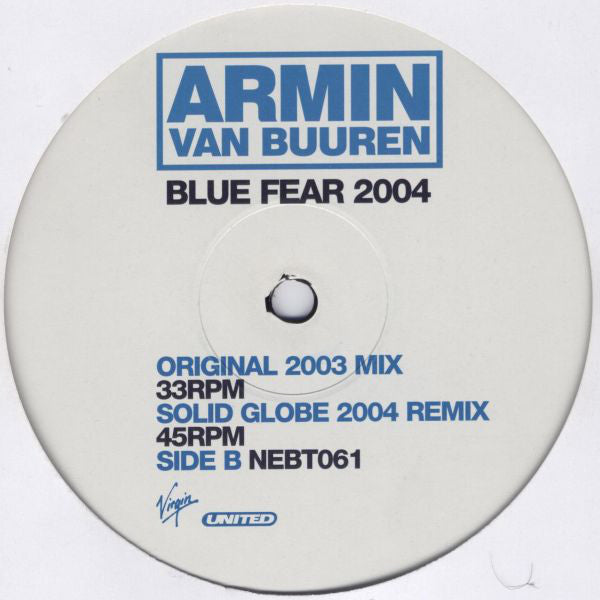 Armin van Buuren : Blue Fear 2004 (12")