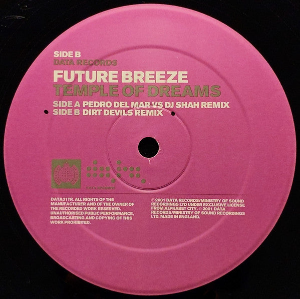Future Breeze : Temple Of Dreams (12")
