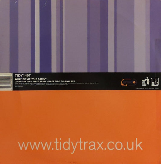 Tony De Vit : The Dawn (12")