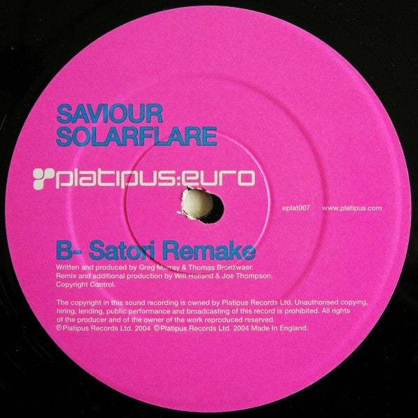 Saviour (3) : Solarflare (12")