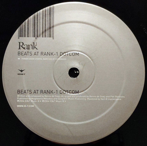 Rank1* : Beats At Rank-1 Dotcom / After Me (12")