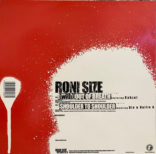 Roni Size : (With) Out Of Breath / Shoulder To Shoulder (12", Ltd)
