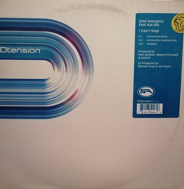 Soul Avengerz Feat. Kat Blu : I Can't Stop (12")