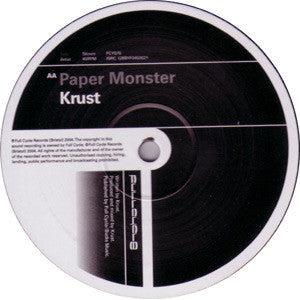 Krust : Follow Da Vision / Paper Monster (12")