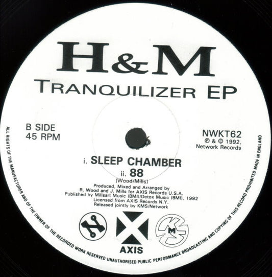 H & M* : Tranquilizer EP (12", EP, Etch)