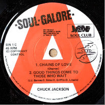 Chuck Jackson : Chains Of Love / Good Things Come To Those Who Wait / Hand It Over / Any Day Now (7", EP, Promo)