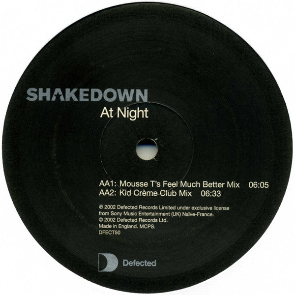 Shakedown : At Night (12")