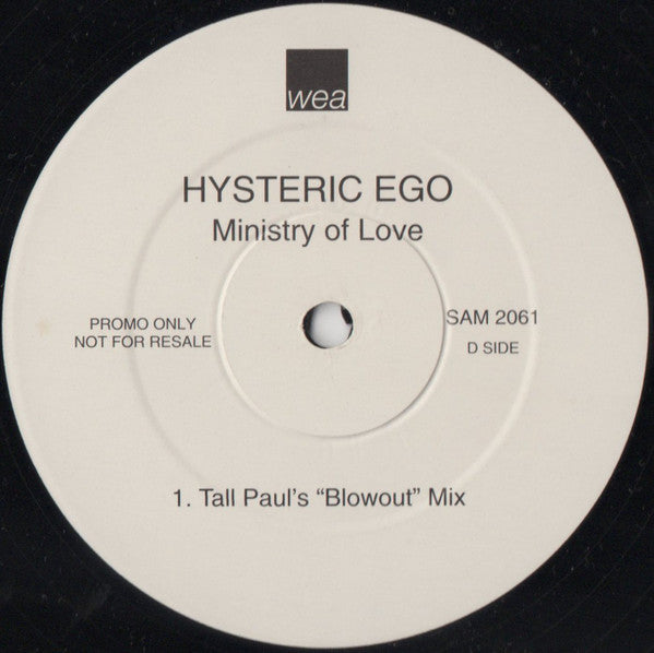 Hysteric Ego : Ministry Of Love (2x12", Promo)