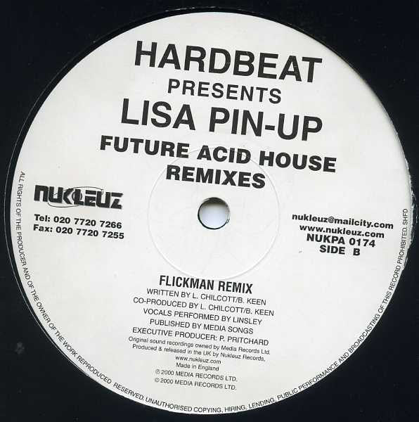 Hardbeat Presents Lisa Pin-Up : Future Acid House (Remixes) (12")