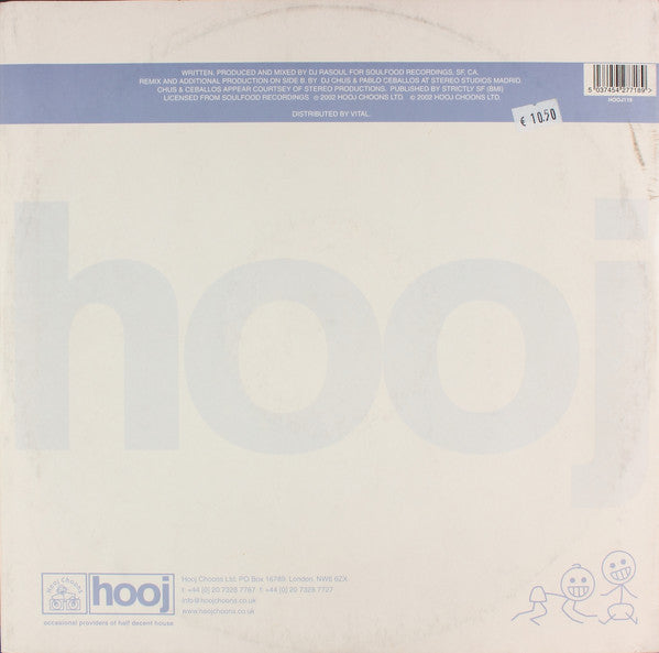 DJ Rasoul : Oh Baby (12", 1/2)