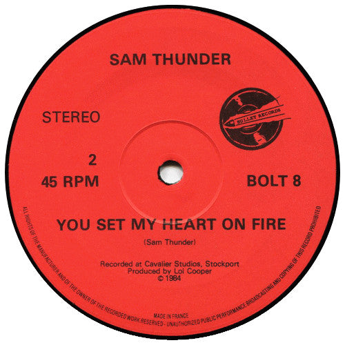 Sam Thunder : Don't Take Forever (12")