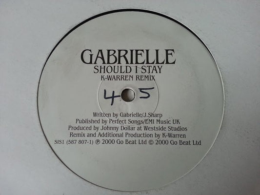 Gabrielle : Should I Stay (K-Warren Mixes) (12")