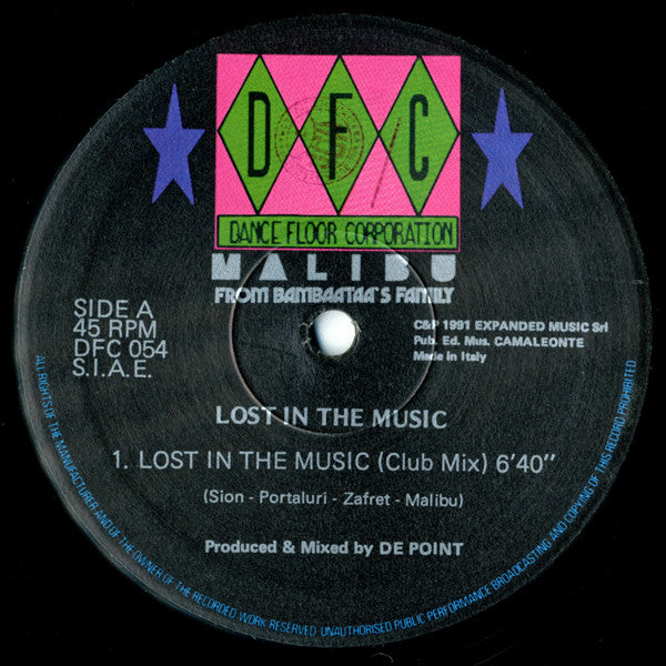 Malibu (5) : Lost In The Music (12")