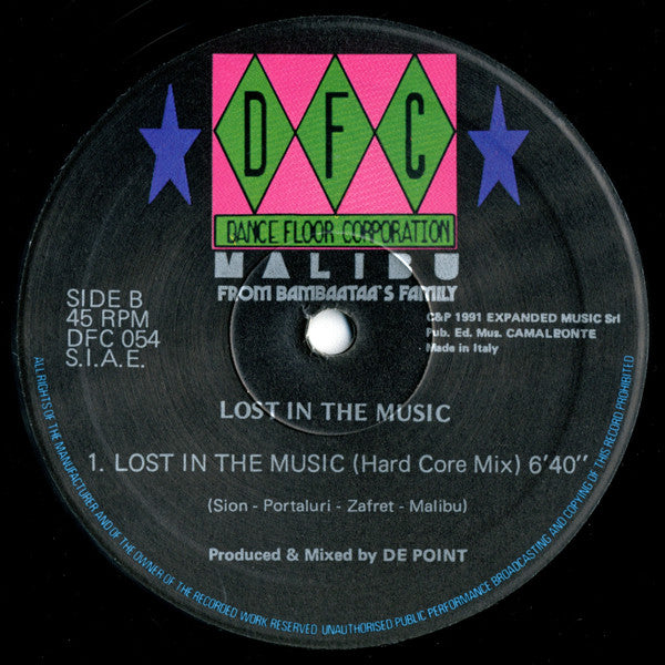 Malibu (5) : Lost In The Music (12")