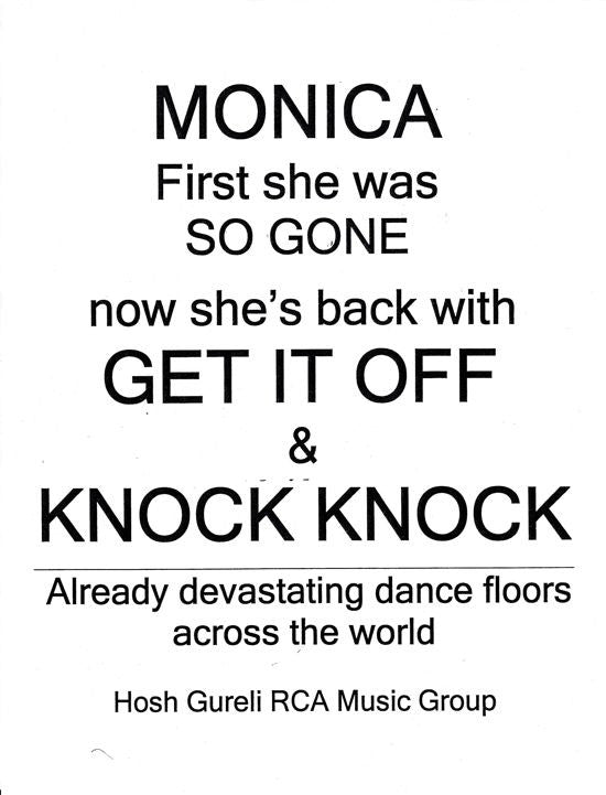 Monica : Get It Off / Knock Knock (Remixes) (12", Promo)