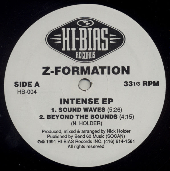 Z-Formation : Intense EP (12", EP)
