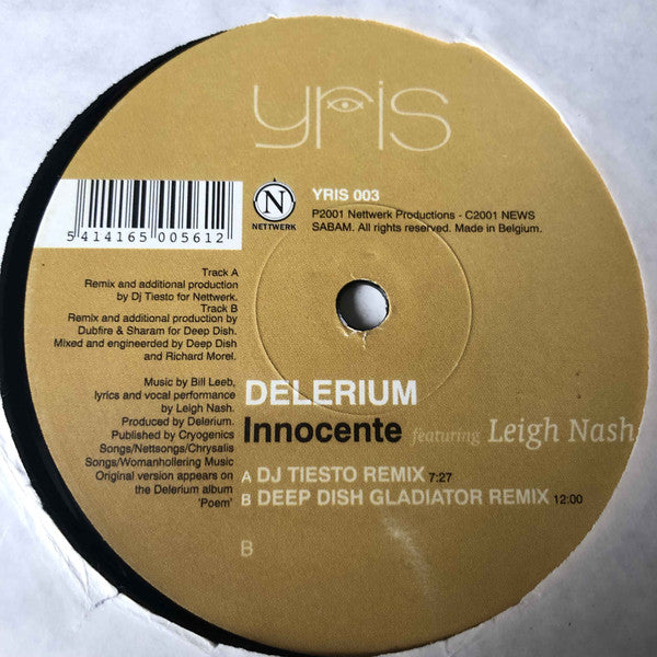 Delerium Featuring Leigh Nash : Innocente (12")