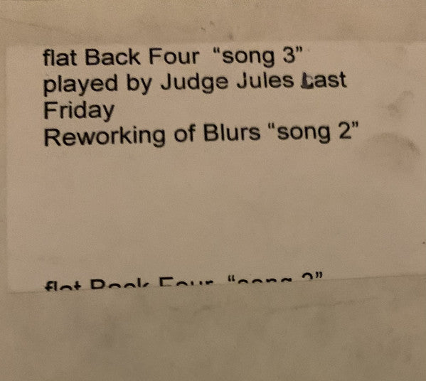 Flat Back Four : Song #3 (12")
