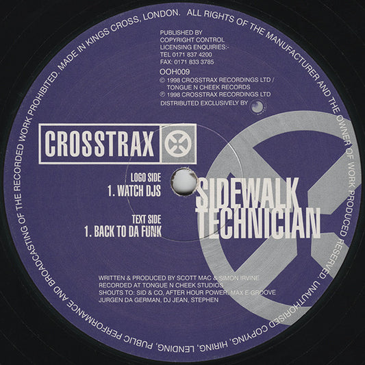 Sidewalk Technician : Watch DJs (12")