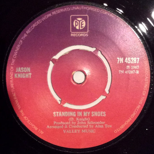 Jason Knight : Love Is Getting Stronger / Standing In My Shoes (7", RE, 4-P)