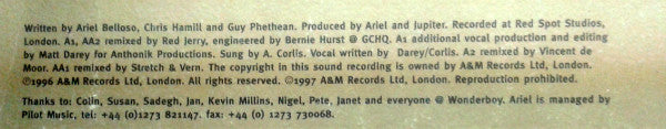 Ariel (3) : Deep (I'm Falling Deeper) (12")
