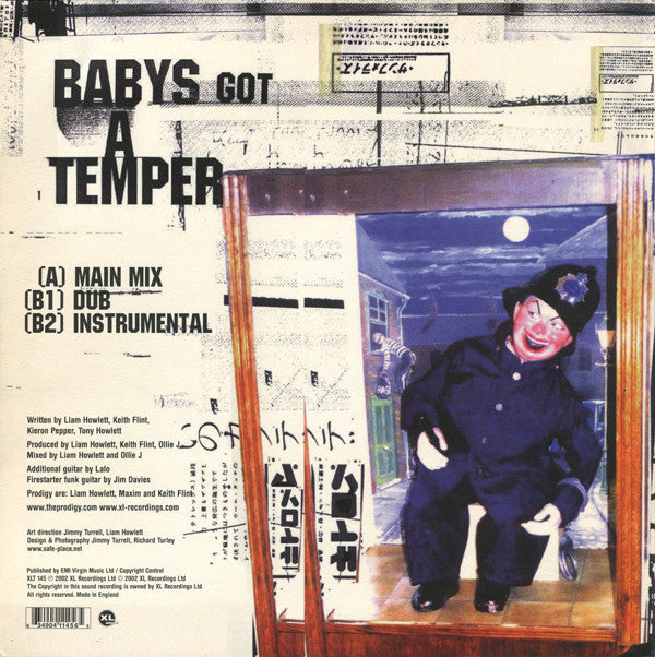 Prodigy* : Baby's Got A Temper (12", Single)