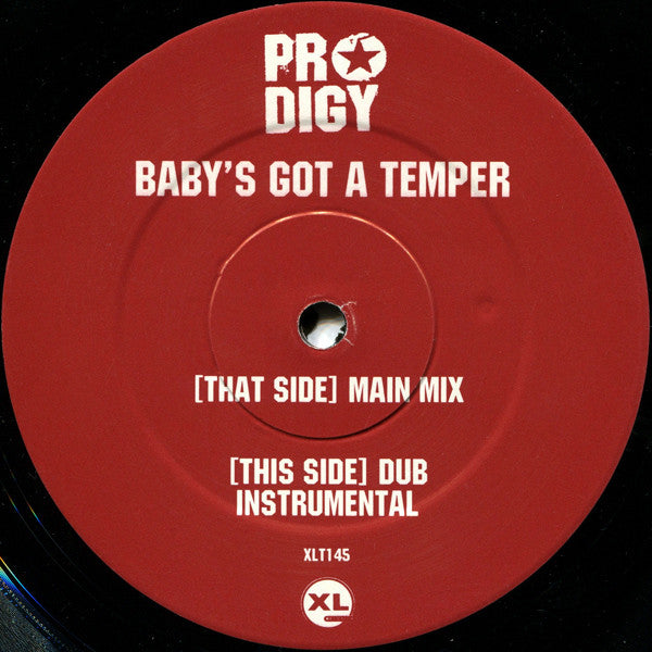 Prodigy* : Baby's Got A Temper (12", Single)