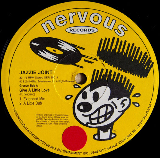 Jazzie Joint : Give A Little Love (12")