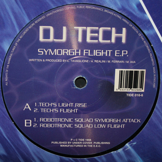 DJ Tech : Symorgh Flight E.P. (12", EP)