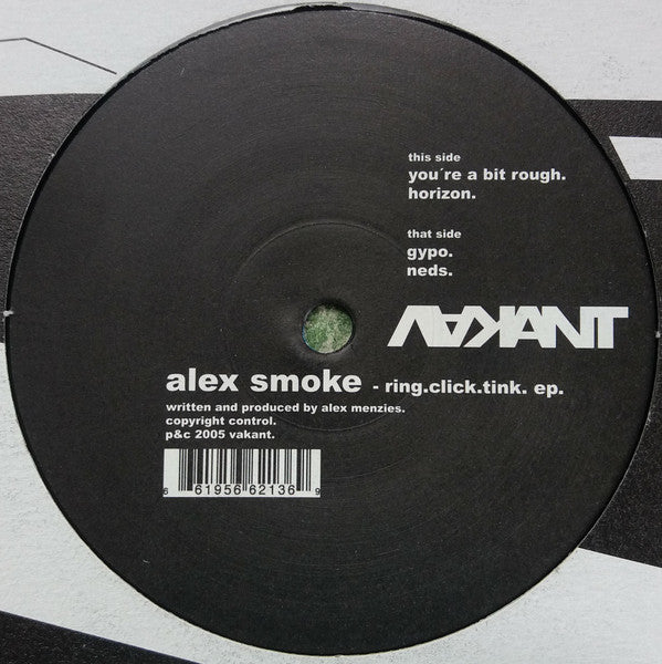 Alex Smoke : Ring.Click.Tink EP (12", EP)