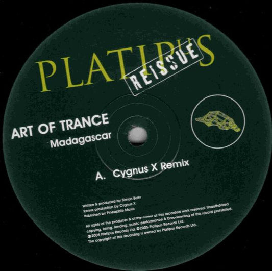 Art Of Trance : Madagascar / Monsoon (12", RE)