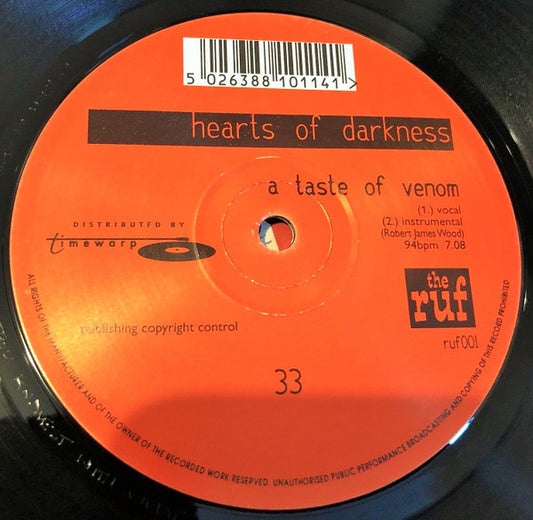 Hearts Of Darkness : Don't Fight The Featherweight / A Taste Of Venom (12")