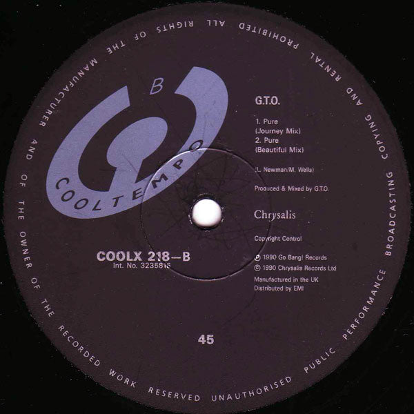 G.T.O.* : Pure (12")