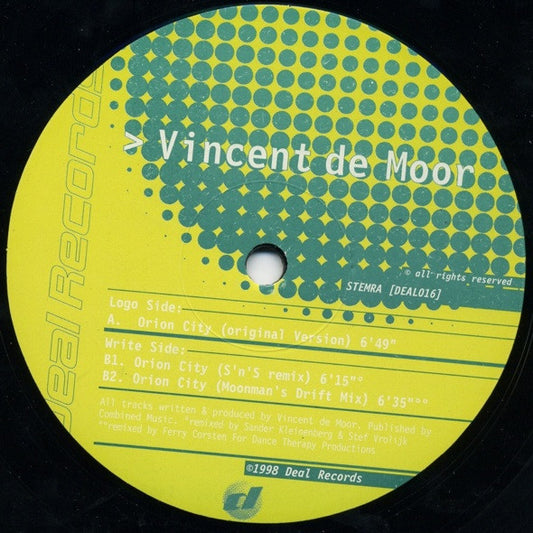 Vincent de Moor : Orion City (12")