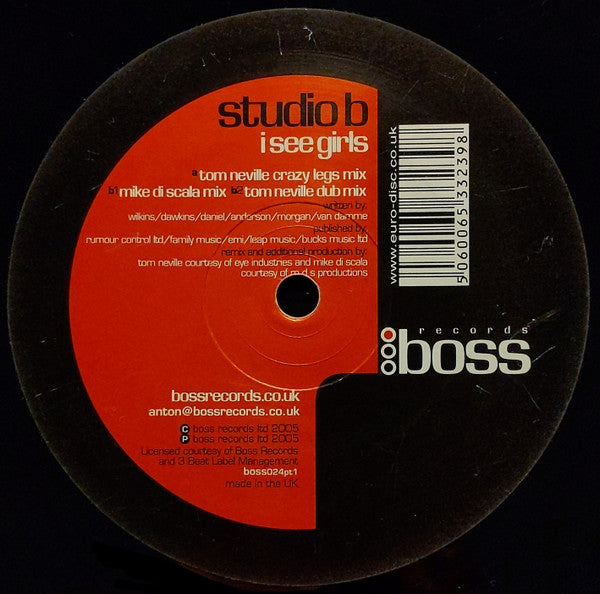 Studio B : I See Girls (12")