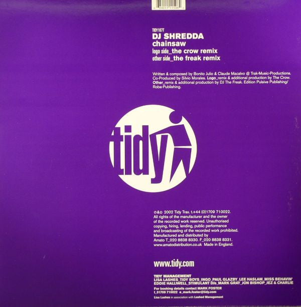 DJ Shredda : Chainsaw (12")