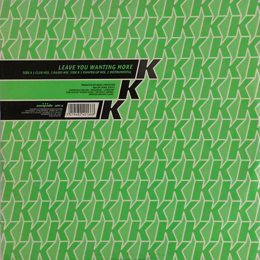 Komplex (5) Featuring Tom Wilson : Leave You Wanting More (12")