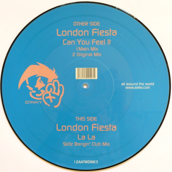 London Fiesta : Can You Feel It / La La (12", Ltd, Pic)