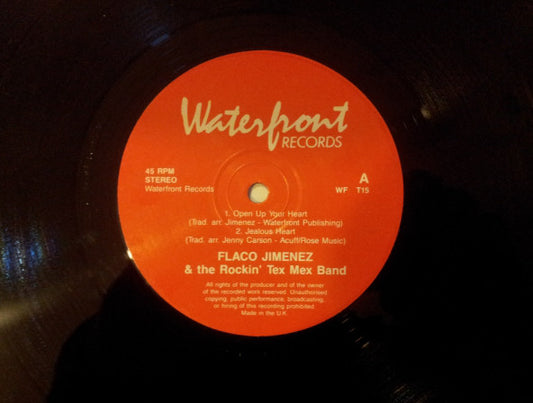 Flaco Jimenez, The Rockin' Tex Mex Band : Son Of Santiago (12")